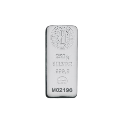 Nadir Metal 250g Sølvbarre