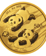 Panda 30g Guldmønt 2022