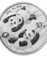 Panda 30g Sølvmønt 2022