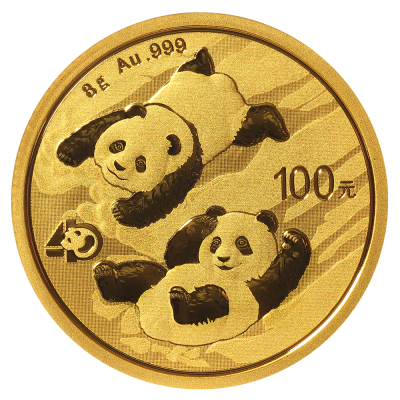 Panda 8g Guldmønt 2022