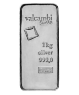 Valcambi 1000g Sølvbarre