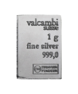 Valcambi 100x1g CombiBar Sølvbarre