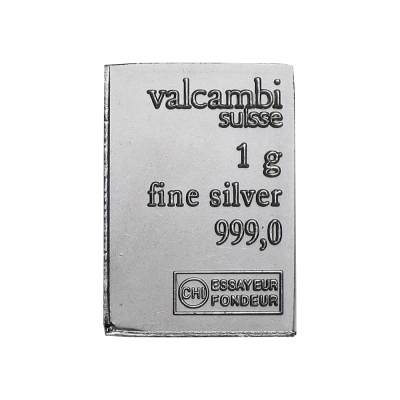 Valcambi 100x1g CombiBar Sølvbarre